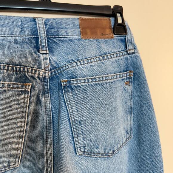 Madewell Classic Straight Jeans Destructed Edition Size 24 - Picture 7 of 14